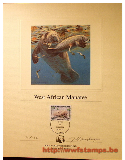 "50% DISCOUNT WWF - TOGO - 1984 - Art Sheet - Art Sheet Signed By Artist" - Sonstige & Ohne Zuordnung