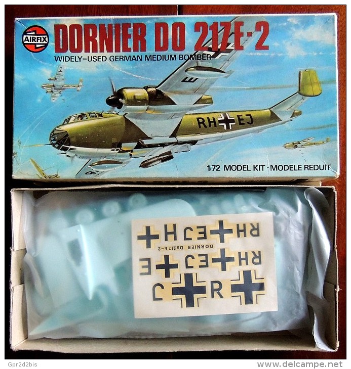 Boîte Airfix 1975 : DORNIER DO 217E-2 Au 1/72° (complète...) - Vliegtuigen