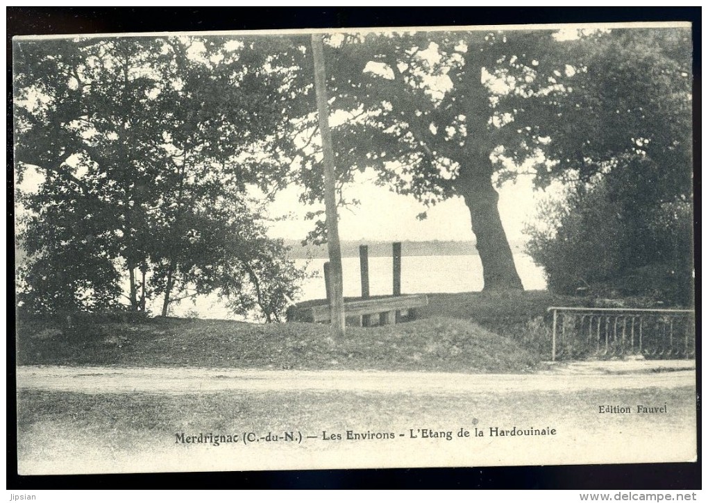 Cpa Du 22 Merdrignac Les Environs -- L' étang De La Hardouinaie   AO7 - Loudéac