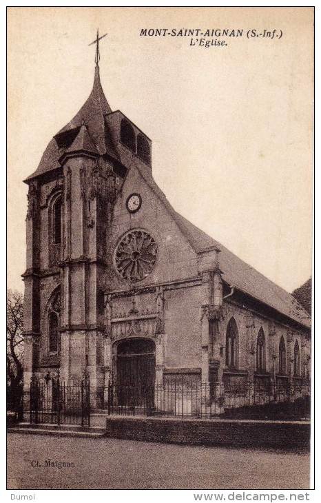 MONT SAINT AIGNAN   -  L' Eglise - Mont Saint Aignan