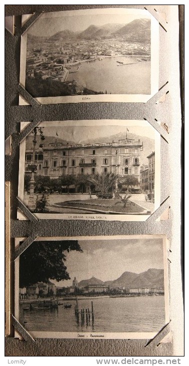 album ancien de 452 cartes postales CPA et photo Italie principalement , une dizaine de carte Monaco et France