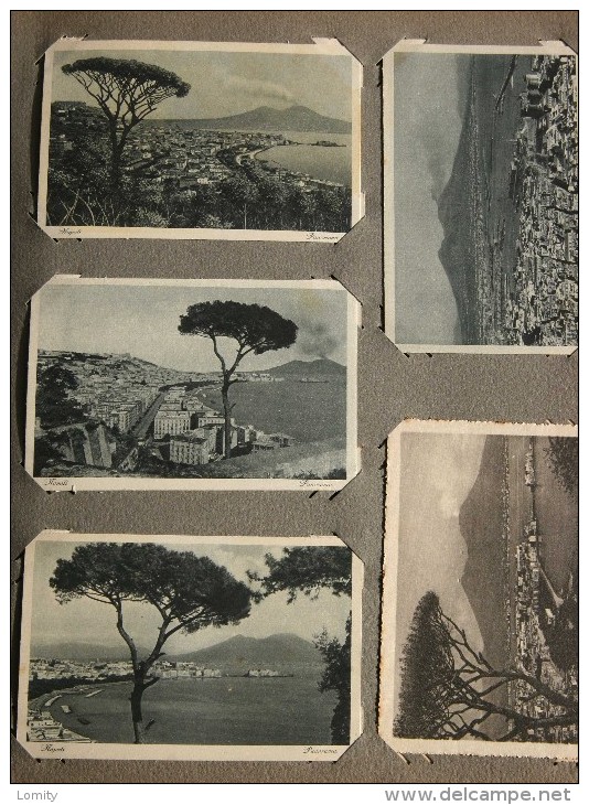 album ancien de 452 cartes postales CPA et photo Italie principalement , une dizaine de carte Monaco et France