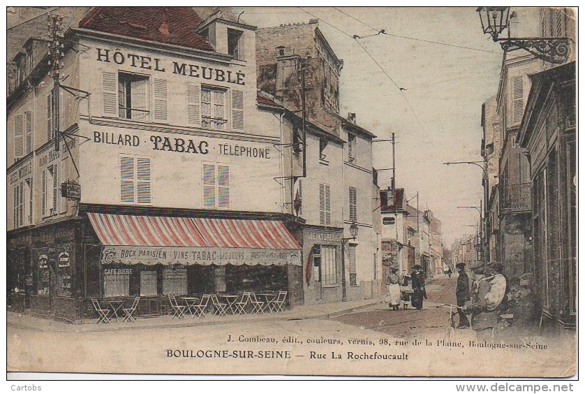92 BOULOGNE-SUR-SEINE  Rue La Rochefoucault - Boulogne Billancourt