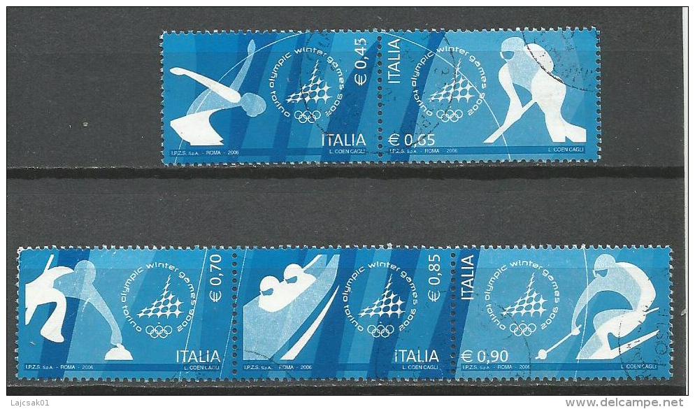 Cf Italy 2006. Winter Olympic Games Used Lot - Winter 2006: Turin