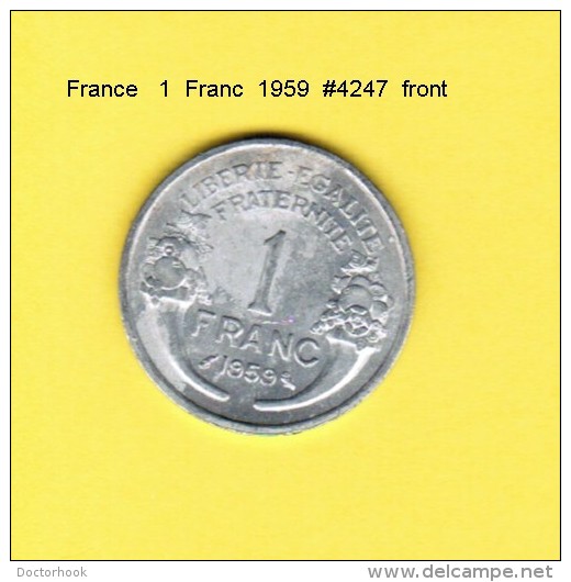 FRANCE   1  FRANC  1959 (KM # 885a.1) - Other & Unclassified