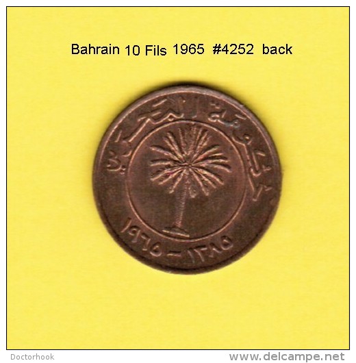BAHRAIN   10  FILS  1965  (KM # 3) - Bahreïn
