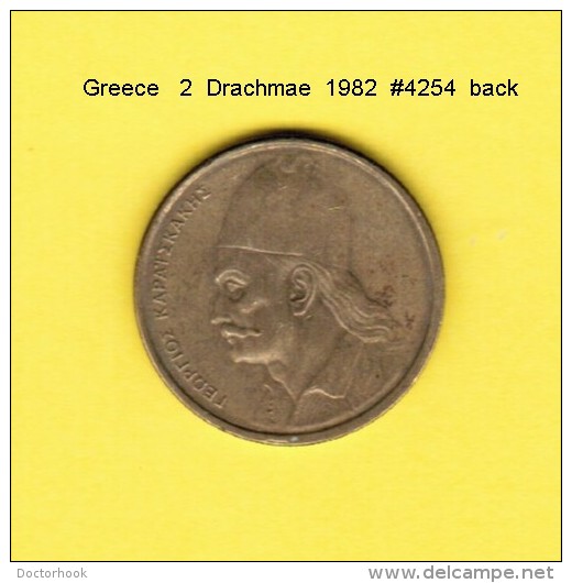 GREECE  2  DRACHMAE  1982  (KM # 130) - Greece