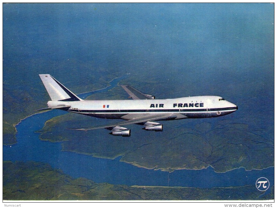 Aviation.. Avion.. Boeing 747.. "Air France" - 1946-....: Moderne