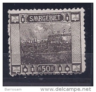 Saar1921: Michel 60A Mnh** - Unused Stamps