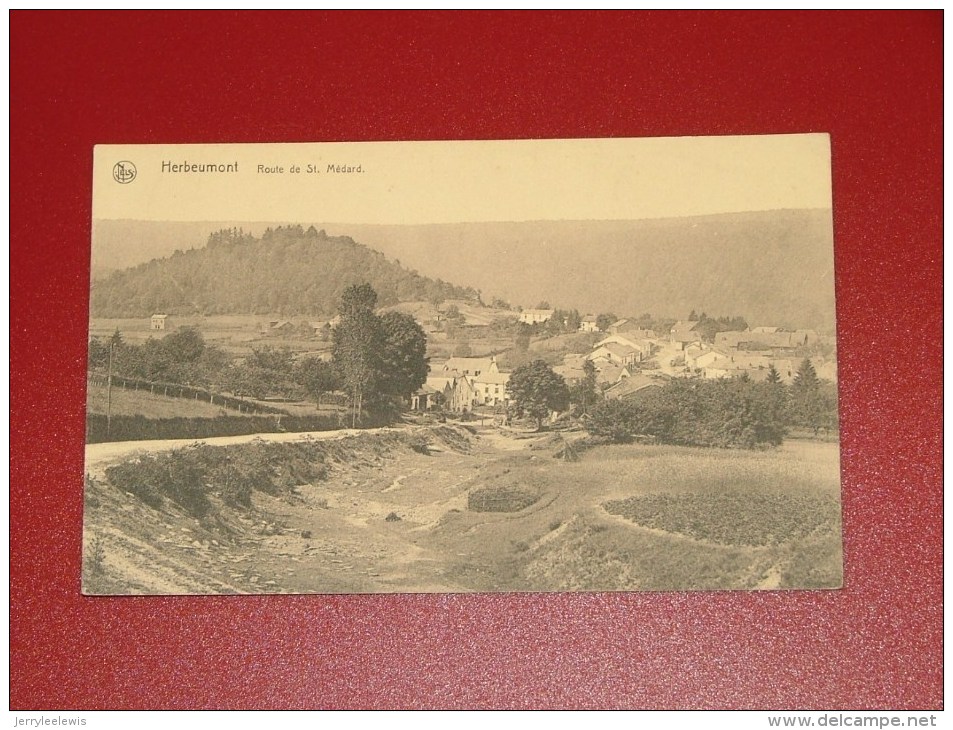 HERBEUMONT  -    Route De St. Médard  -  (2 Scans) - Herbeumont