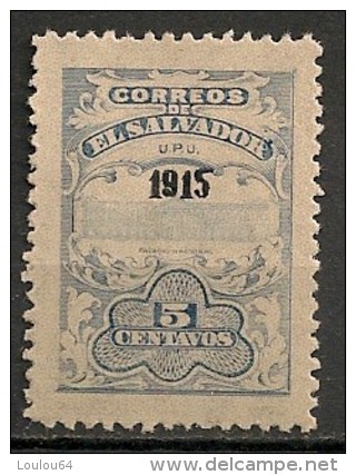 Timbres - Amérique - Salvador - 1915 - 5 C. - - Salvador