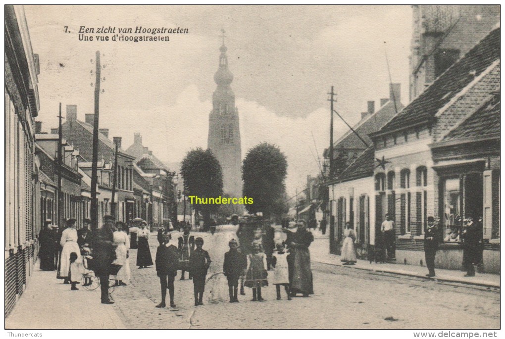 CPA  EEN ZICHT VAN HOOGSTRAETEN UNE VUE D'HOOGSTRAETEN - Hoogstraten