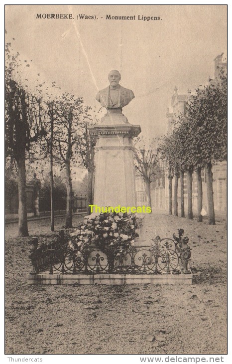 CPA  MOERBEKE WAES MONUMENT LIPPENS - Moerbeke-Waas