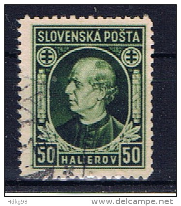 SK+ Slowakei 1939 Mi 39 Pater Hlinka - Used Stamps