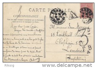 Postcard. Grasse. Hermitage De Saint-Christoph.  Sent To London. Postage Due.  S-1453 - Other & Unclassified