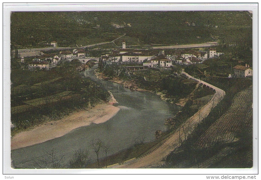 STARA RAZGLEDNICA KANAL SO&#268;A MOST ISONZO BRIDGE  SLOVENIA OLDPOSTCARD - Slovenia