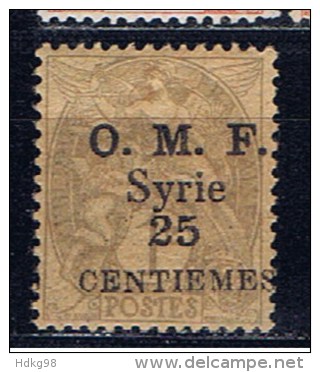 SYR+ Syrien 1920 Mi 117 Mlh Allegorie - Ongebruikt