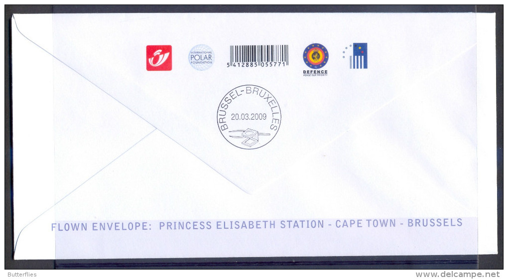 België - 2009 - Antarctica - Uniek Zuidpoolsouvenir, Afgestempeld Op De Prinses Elisabethbasis. Nr. 3754 - 2001-2010