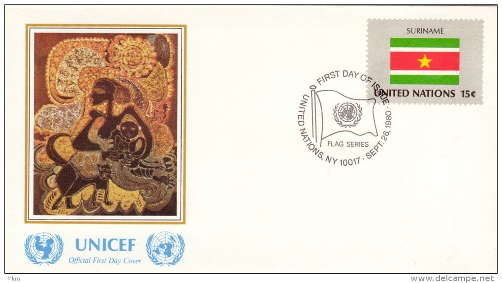 FDC UN Unicef 1980 - Vietnam