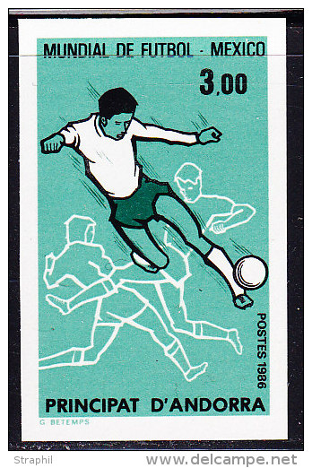 Non Dentelé N°350 - Football Mexico 86 - TB - Neufs