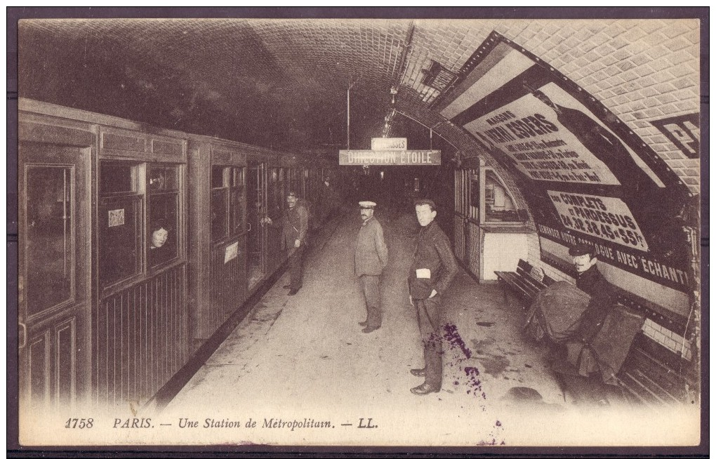 Paris Station De Métro - Metropolitana, Stazioni