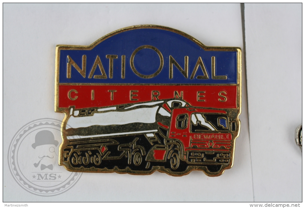 National Citernes Renault - Truck Pin Badge #PLS - Transportes