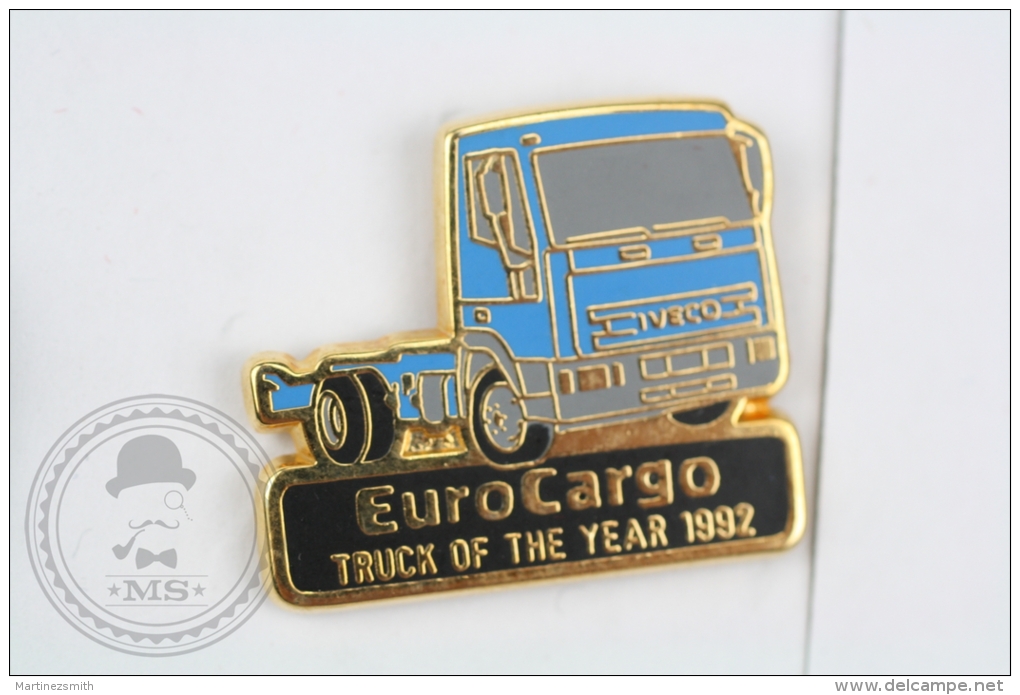 IVECO Euro Cargo Truck Of The Year 1992  - Pin Badge #PLS - Transports
