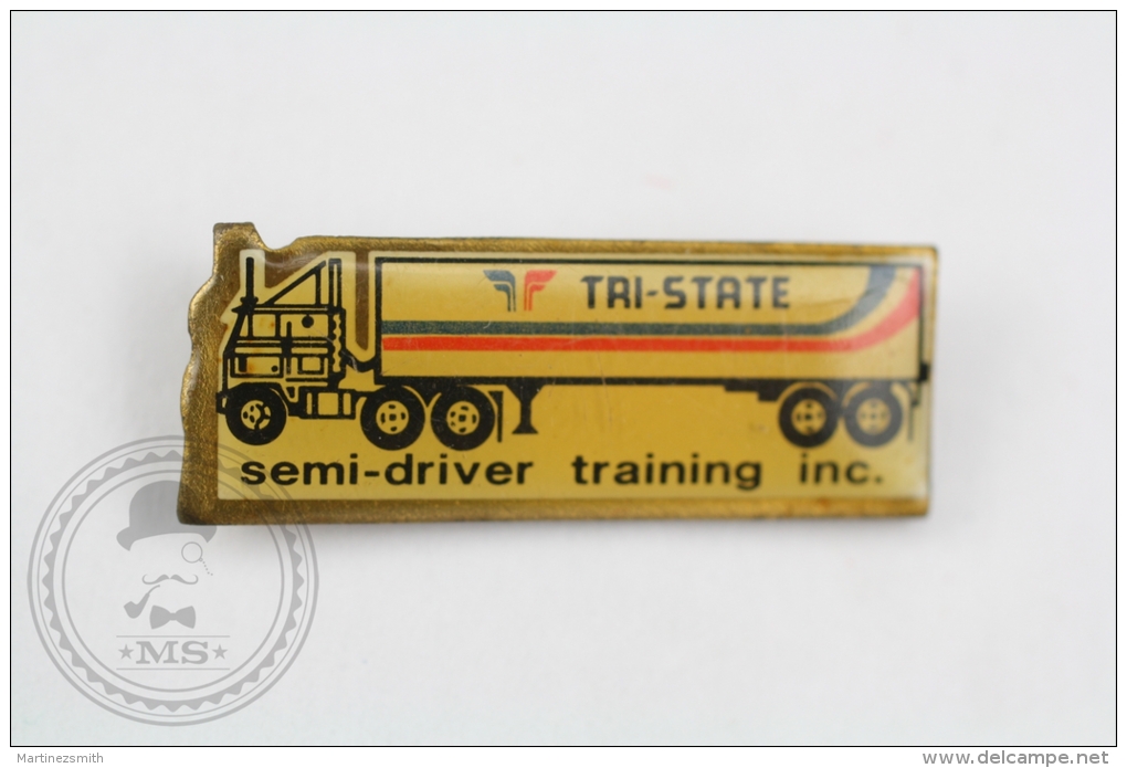 Tri State, Semi Driver Training INC - Pin Badge #PLS - Transportes