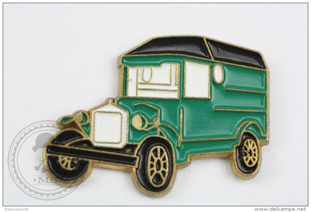 Old Classic Truck Green Colour - Pin Badge #PLS - Otros & Sin Clasificación