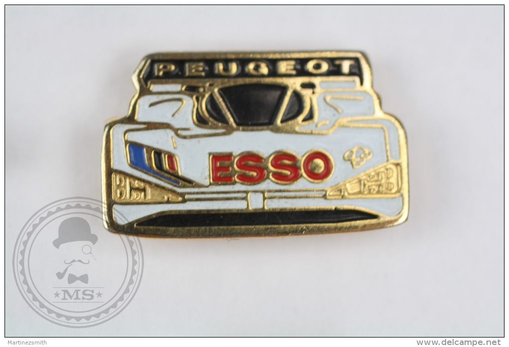 Racing Car Peugeot ESSO - Pin Badge #PLS - Otros & Sin Clasificación