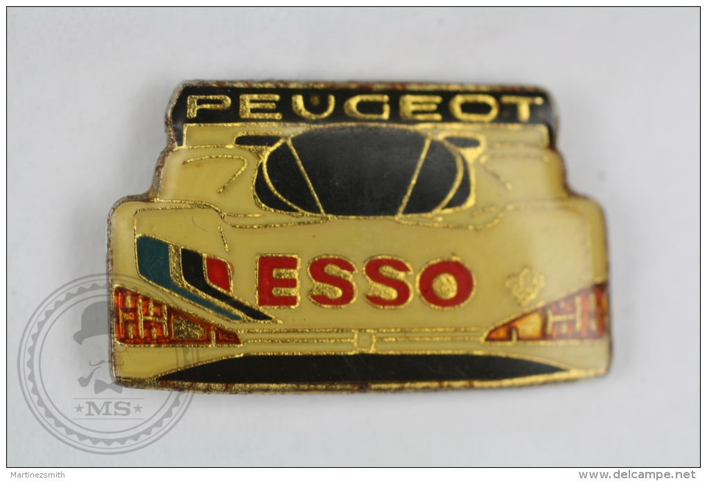 Racing Car Peugeot ESSO - Pin Badge #PLS - Otros & Sin Clasificación