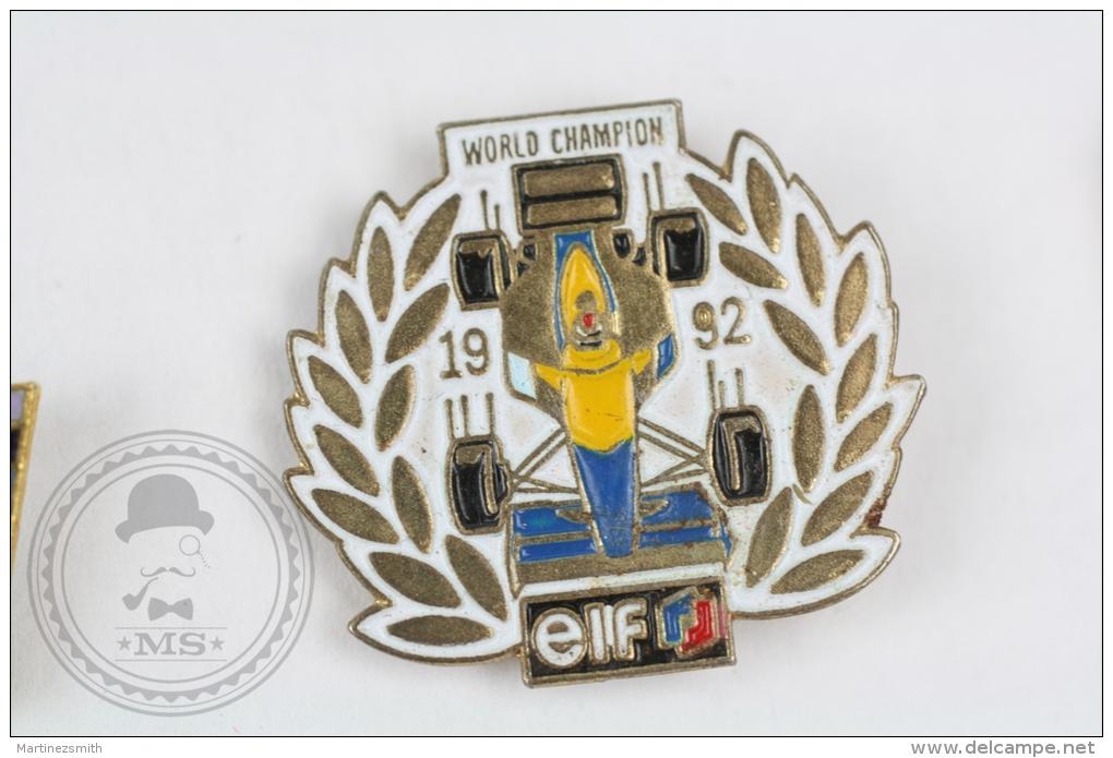 ELF F1 World Champion 1992 - Pin Badge #PLS - F1
