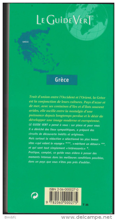 MICHELIN             Le Guide Vert  Grèce            1997 - Michelin (guides)