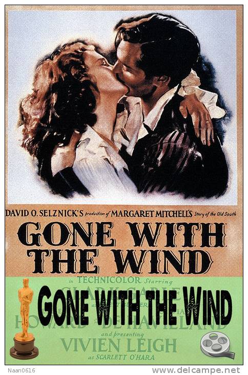 (NZ21-023 )  Gone With The Wind , Oscar Movie Film, Postal Stationery-Postsache F - Cinema