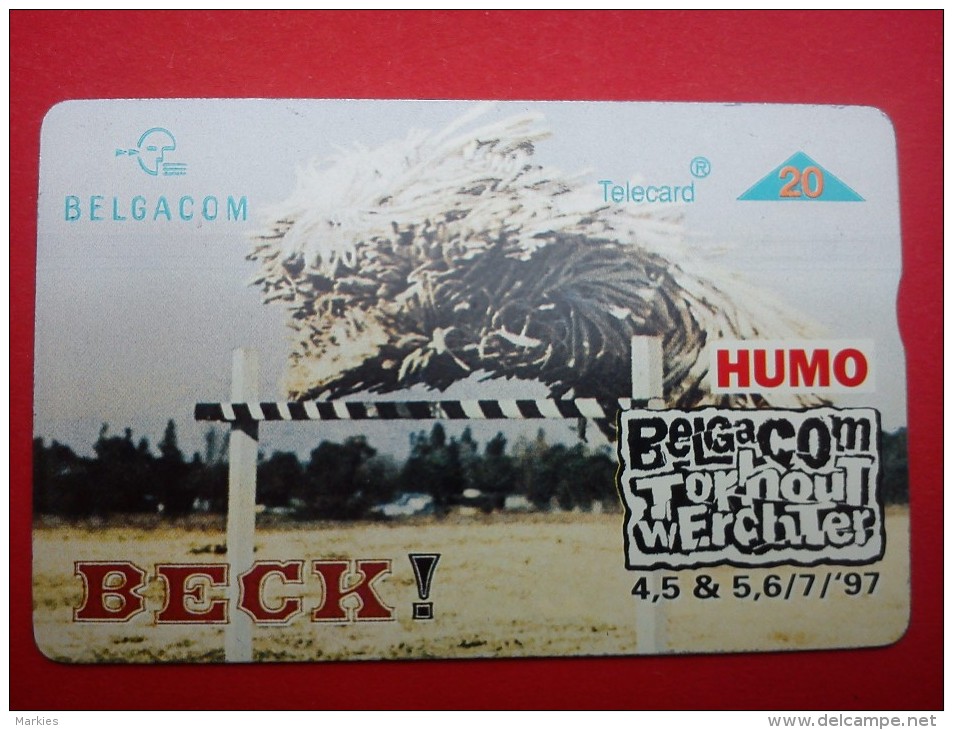 Beck Phonecard Outdoor Festival T.W Belgium Rare - Musikinstrumente