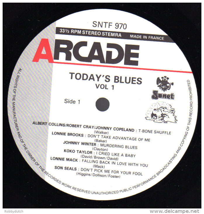 * LP *  TODAY'S BLUES Vol.1 - Various Artists - Blues