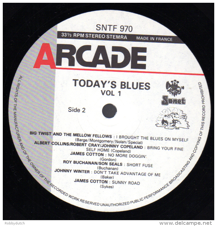 * LP *  TODAY'S BLUES Vol.1 - Various Artists - Blues