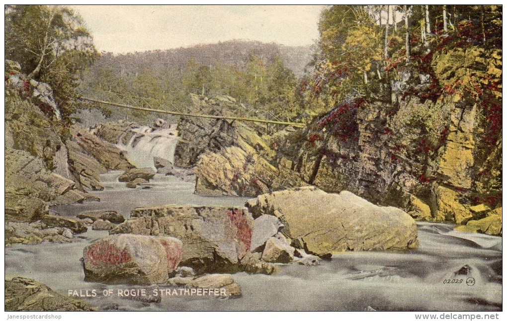 STRATHPEFFER - FALLS OF ROGIE - ROSS & CROMARTY - SCOTLAND - UNUSED IN GOOD CONDITION - Ross & Cromarty