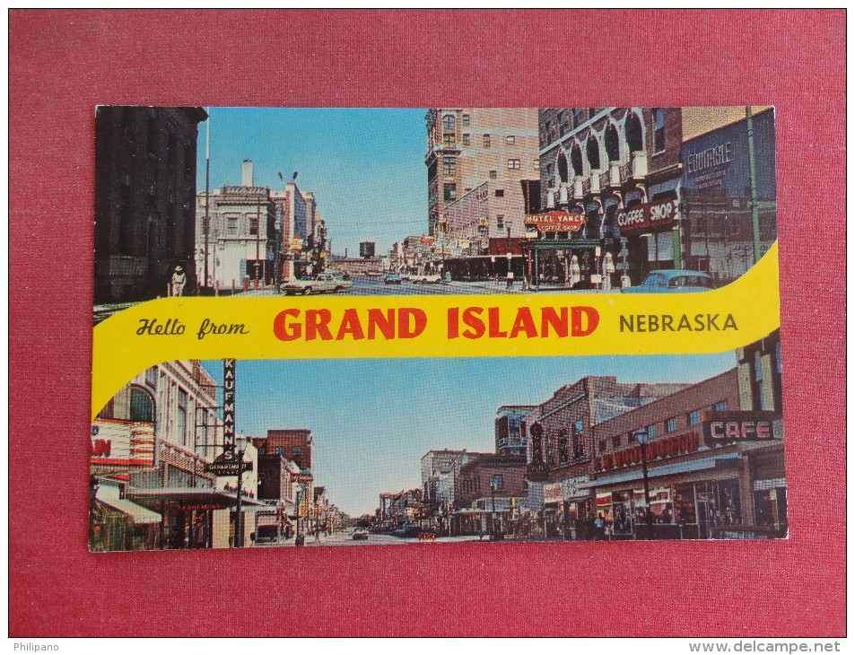 Nebraska> Grand Island  Multi View Street View Greetings     Ref 1539 - Grand Island