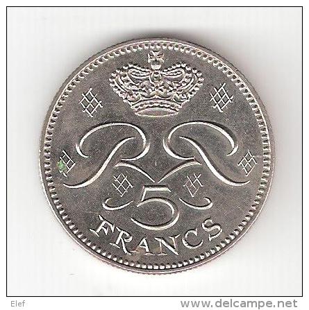 MONACO, Monnaie 5 Francs F, Rainier III, R Joly, 1971, TB - 1960-2001 Francos Nuevos