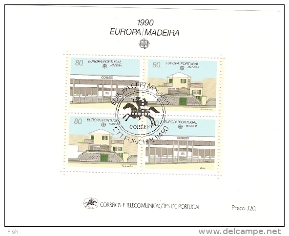 Portugal & Madeira, Europa 1990 (114) - Oblitérés