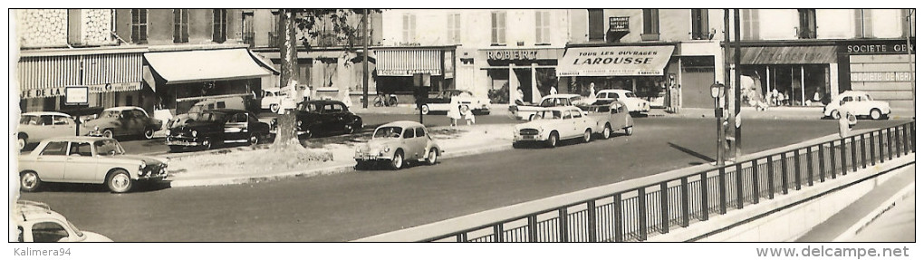 VAL  DE  MARNE  /  SAINT-MAUR-des-FOSSES  /  LA  VARENNE  /  PLACE DE LA GARE ET RUE DU BAC ( Automobiles Années 50-60 ) - Saint Maur Des Fosses