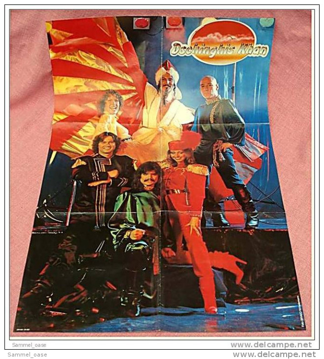 Großes Dschinghis Khan Plakat Von Ca.1980  - Ca. 60 X 90 Cm  ,  Ungebraucht - Plakate & Poster