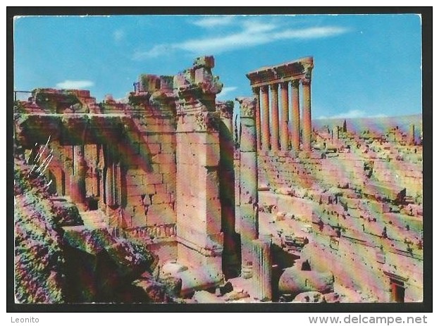 LEBANON Libanon Baalbeck Temple Of Bacchus 1965 - Libano