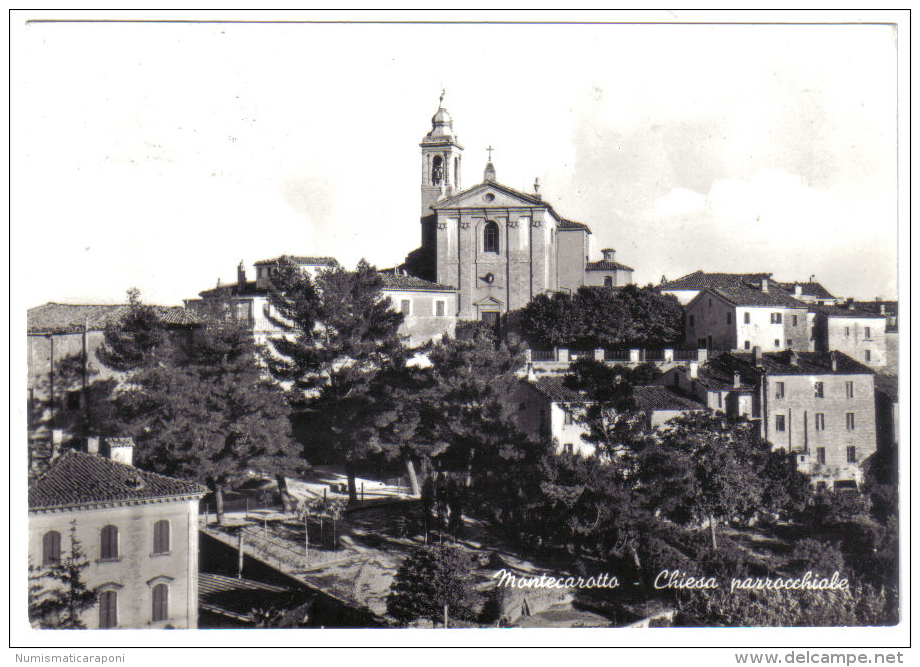 Montecarotto Chiesa Parrocchiale VIAGGIATA  1964 CODICE C.1831 - Altri & Non Classificati