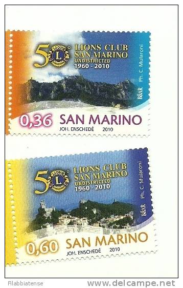 2010 - 2293/94 Lions Club   ++++++++ - Unused Stamps