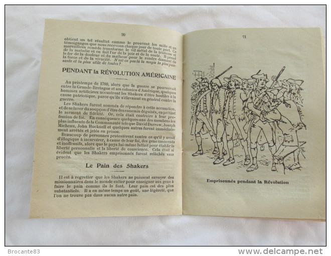 SHAKERS REVUE A TALE AVEC LES RECETTES DE PLAT ET DE REMEDE SHAKERS - Magazines - Before 1900