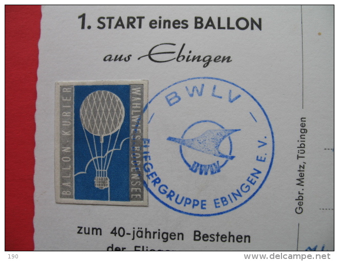 Ebingen,BALLON POST - Albstadt