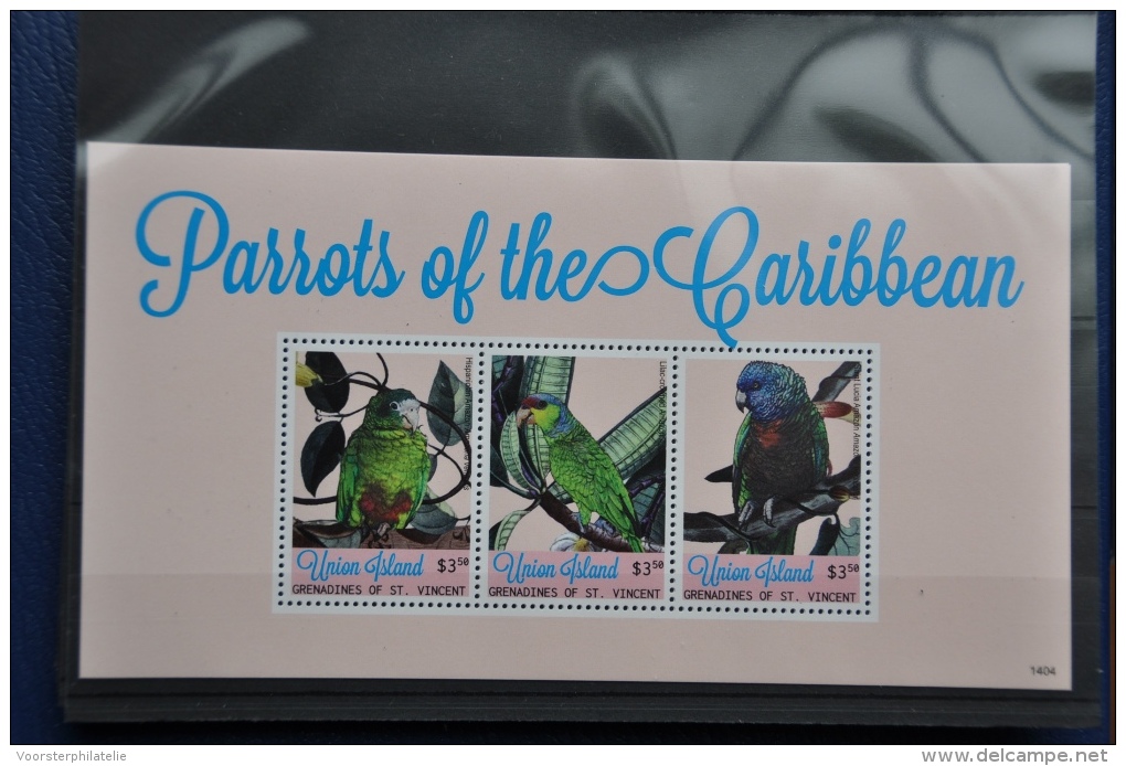 N 237++ GRENADINES OF ST. VINCENT 2014 VOGELS BIRDS OISEAUX PARROTS MNH ** - St.-Vincent En De Grenadines