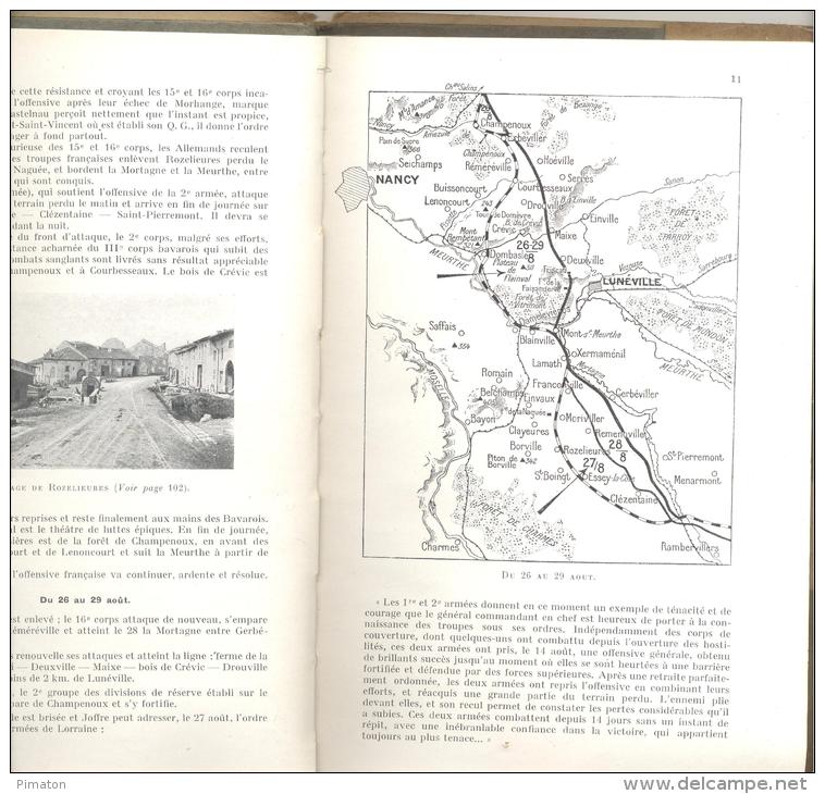 GUIDES ILLUSTRES MICHELIN DES CHAMPS DE BATAILLE ( 1914-1918)  NANCY ET LE GRAND COURONNE - Guerre 1914-18